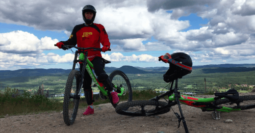 Lekhagen testar – Downhill på Järvsö Bergscykel Park